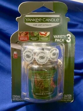 Yankee Candle Set of 3 Car Jars